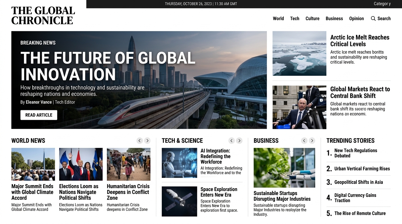 News Publisher & Blogs Web Design