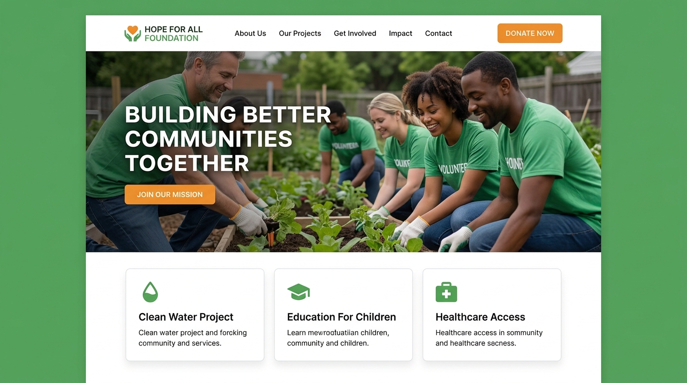 NGO Web Design